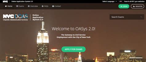 oasys dcas nyc online application